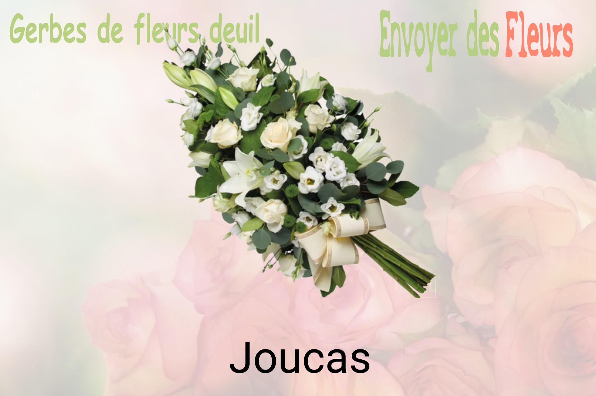 Gerbe de fleurs de deuil livrée à Joucas